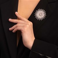 Brosche Ultima Edizione Dame in Silber SA00348-BIANCO - SA00348-BIANCO